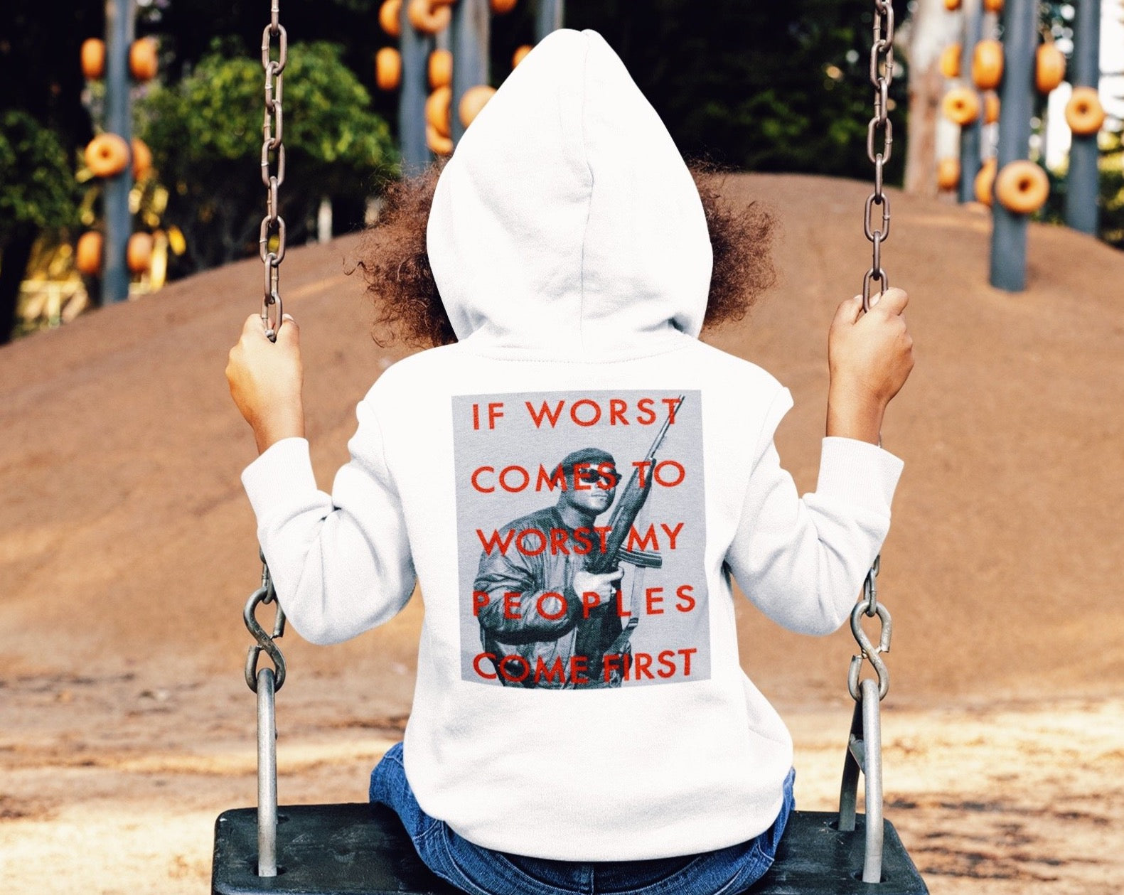 "My Peoples Come First" Zipper Hoodie