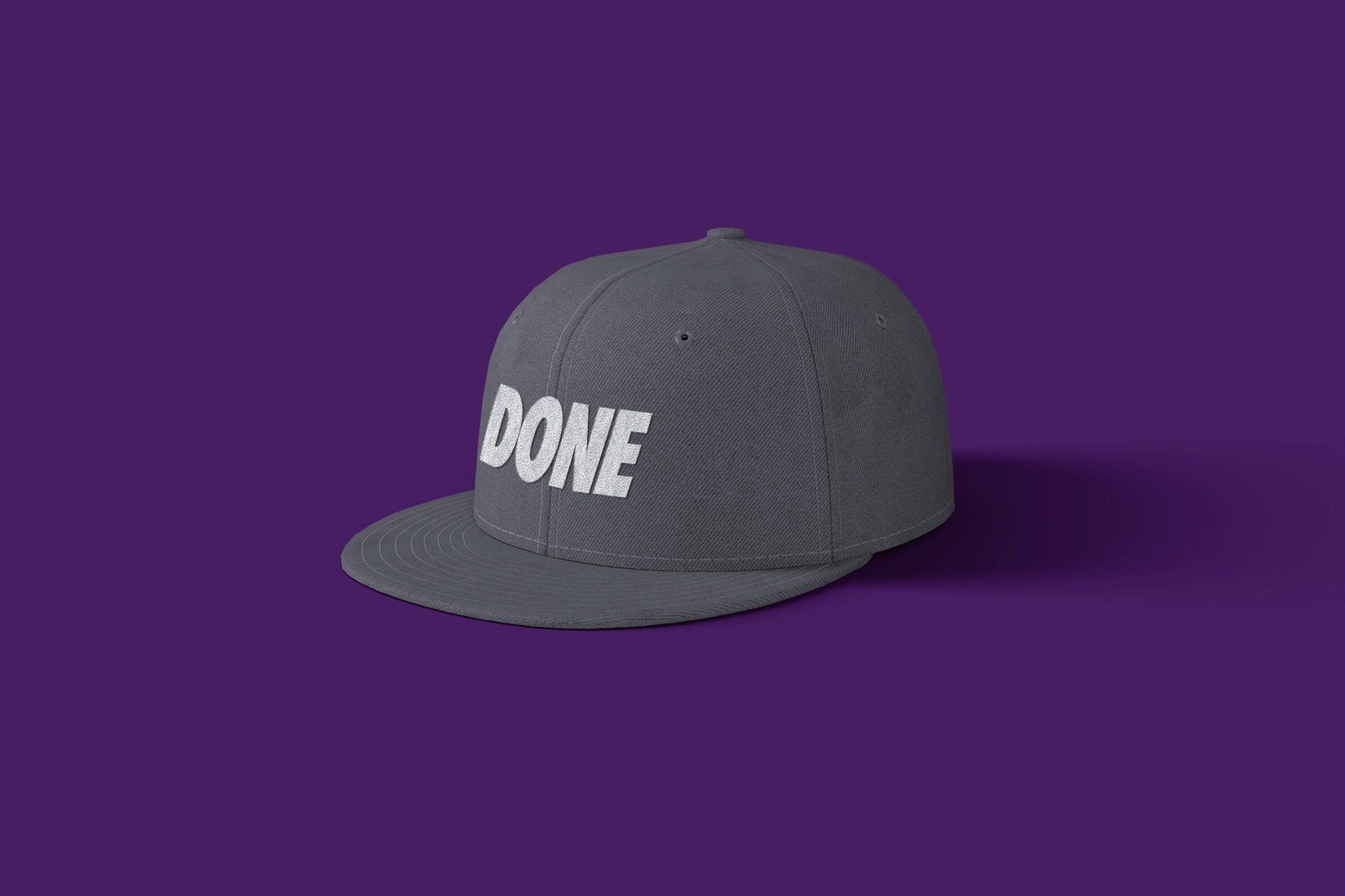 “DONE” Premium Snapback